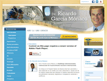 Tablet Screenshot of drgarciamonaco.com.ar